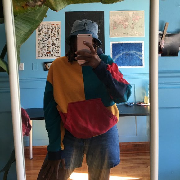 Colour Block Hoodie - Picture 2 of 3